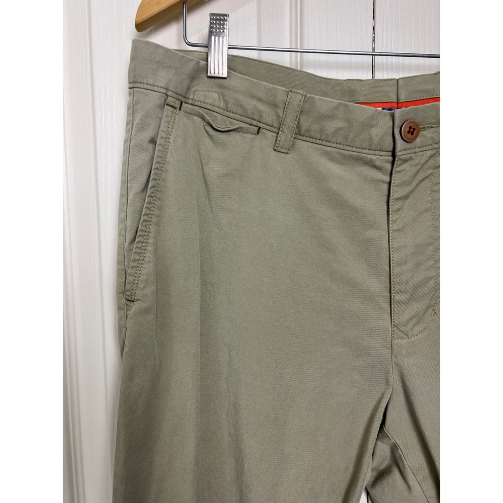 Tommy Bahama Mens Khaki Chino Pants Khaki Tan Straight Fit Size 35x32 Tencel G23 - Picture 7 of 16